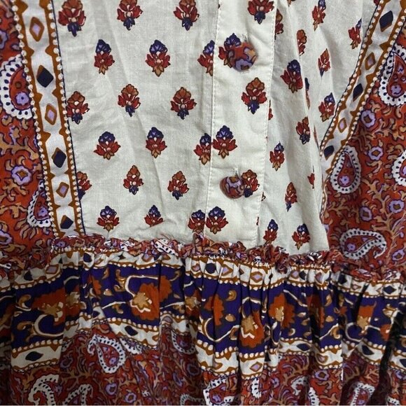 Veronica Beard Jesila Cotton Patchwork Dress XS - Picture 11 of 14